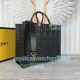 Replica Fendi Black Textured Sunshine Medium Tote (2)_th.jpg